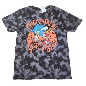 Sonic The Hedgehog Youth Halloween T-Shirt Kids XL Trick or Treat Scary Fast NEW